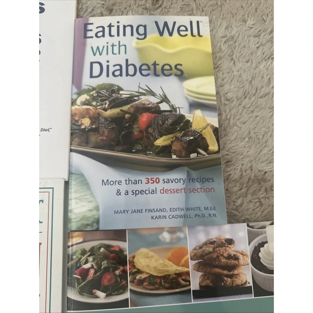 Lot of 4 Diabetes‎ Cookbooks -Betty Crocker Diabetes Cookbook